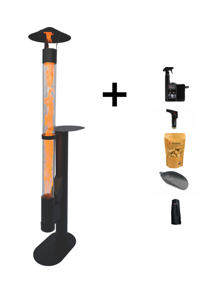 Pelletkachel Startset Flamesa® Lumina – Startset incl. Accessoires Flamesa.nl