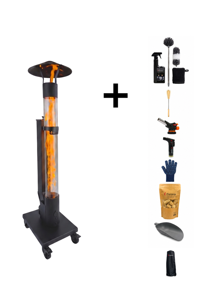 Pelletkachel Complete Set – Flamesa® Avara – Complete set incl. accessoires Flamesa.nl