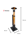 Flamesa® Avara – Compacte Pelletkachel voor Buiten Flamesa.nl