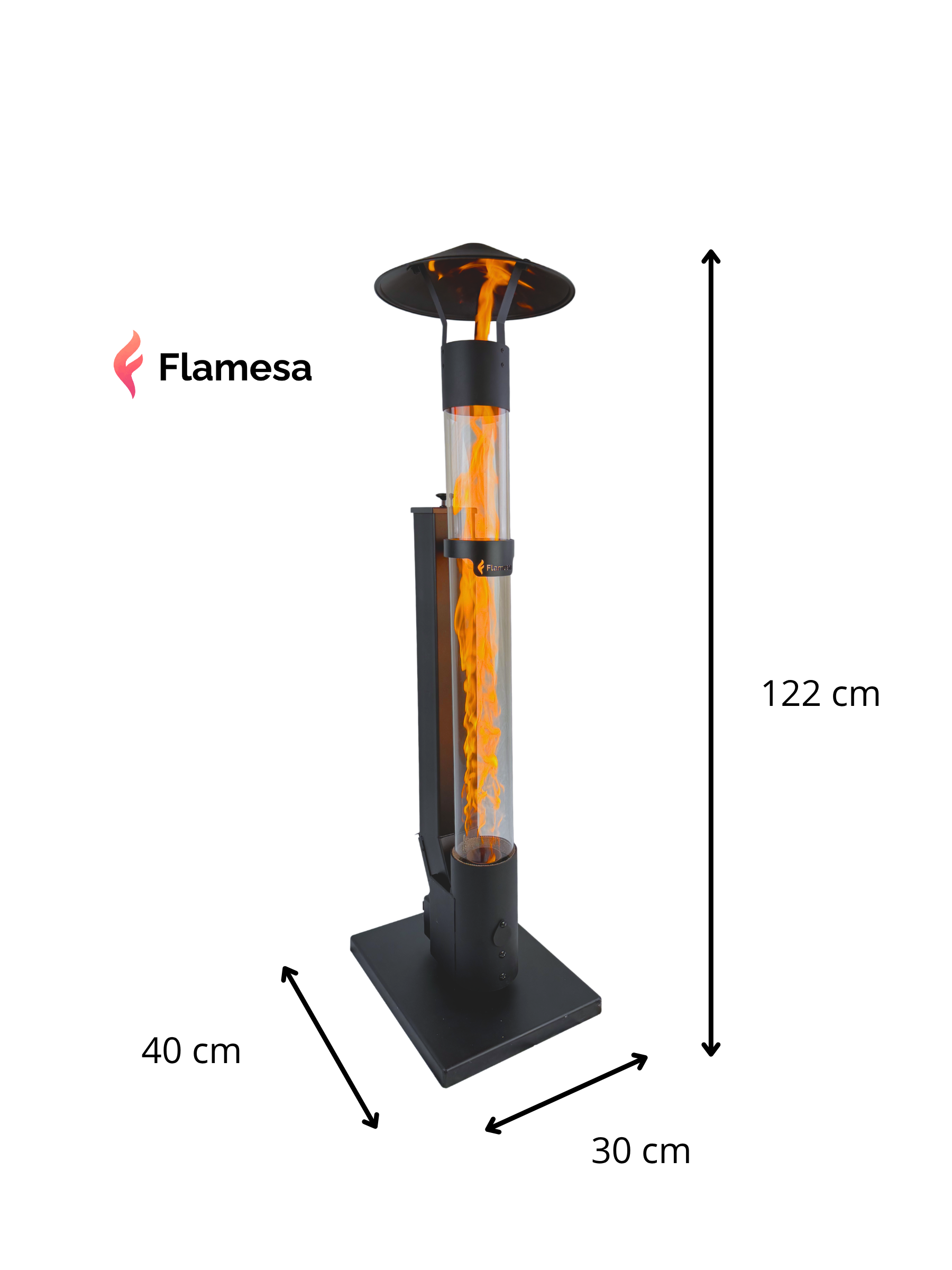 Flamesa® Avara – Compacte Pelletkachel voor Buiten Flamesa.nl