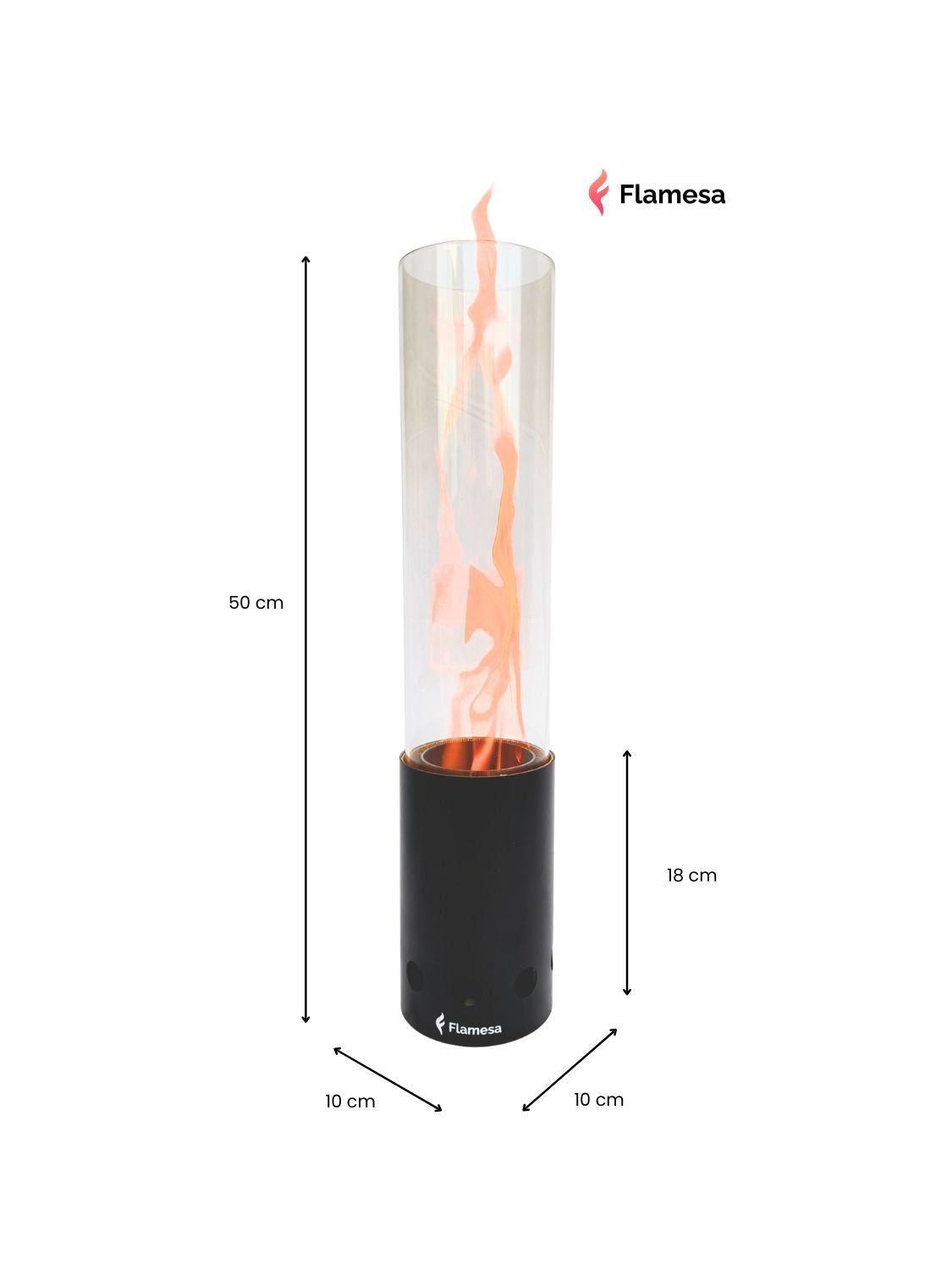 Flamesa Pyra - compact en elegant pelletvuur voor buiten Flamesa.nl