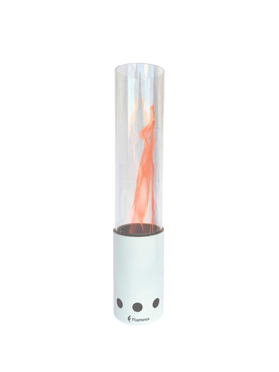 Flamesa® Pyra - Wit Tafelmodel (Pellet) Vuurkorf