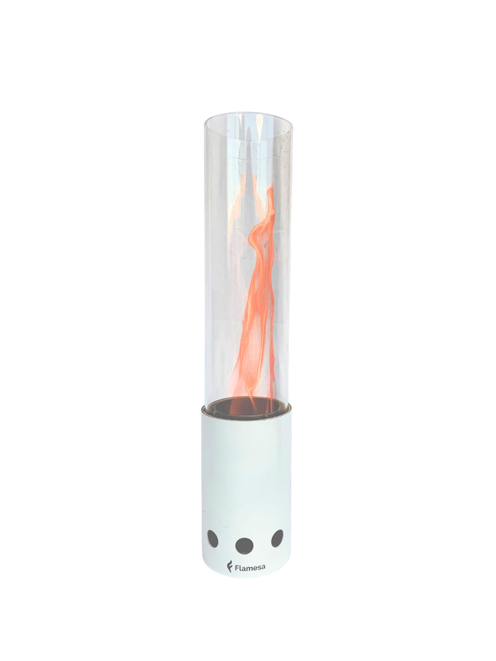 Flamesa Pyra - Wit Tafelmodel (Pellet) Vuurkorf Flamesa.nl