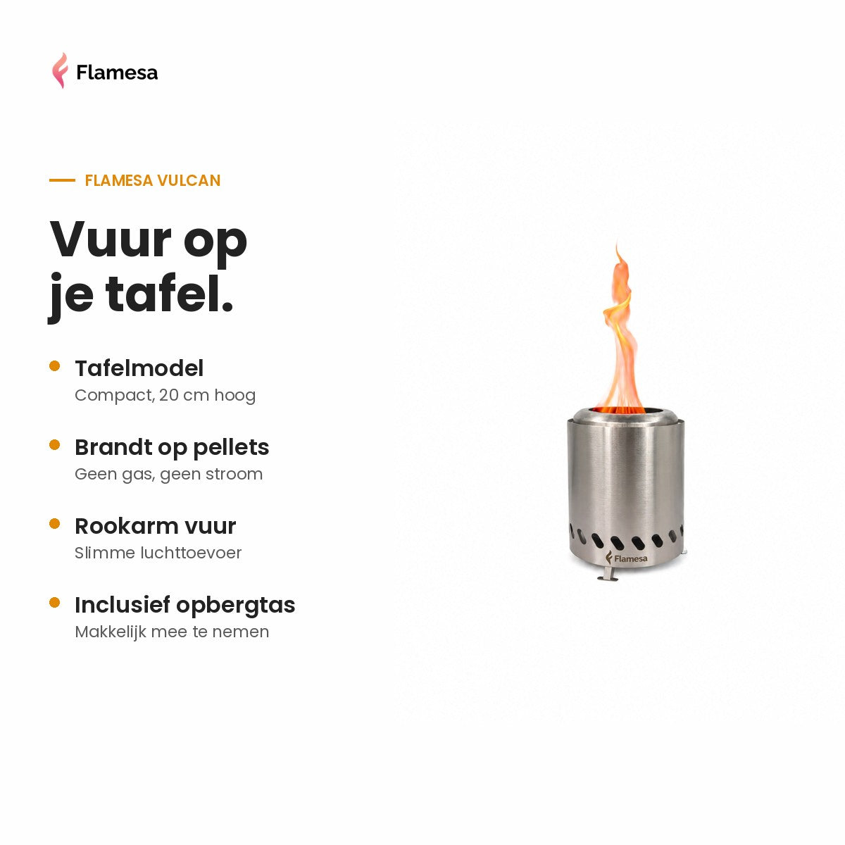 Flamesa Vulcan – voordelen 1