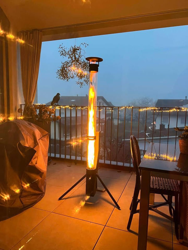 Onder de overkapping is dit precies de sfeer die we zochten.