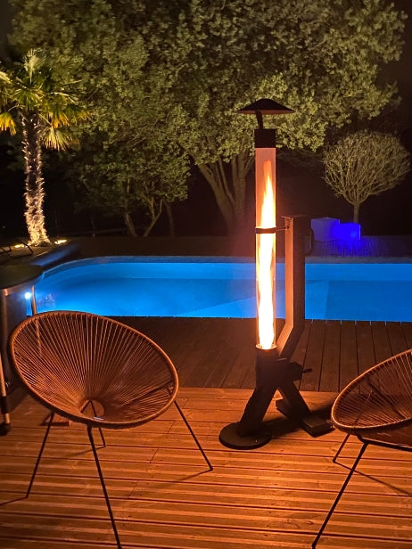 Sinds we deze kachel hebben zitten we bijna elke avond buiten.